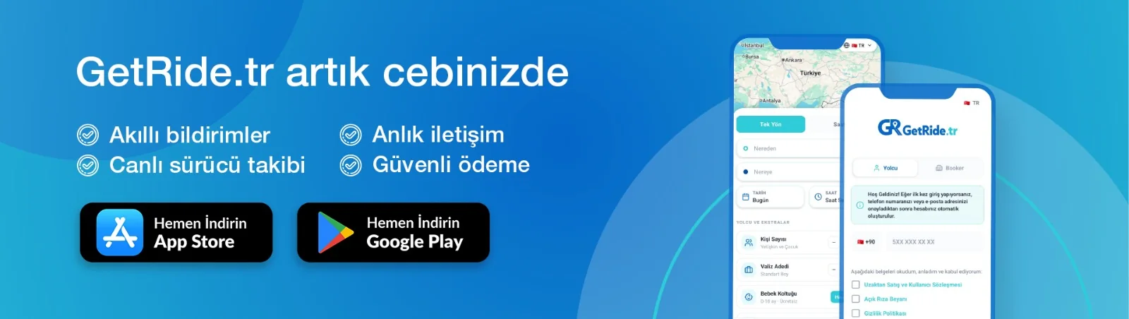 GetRide her an yanınızda