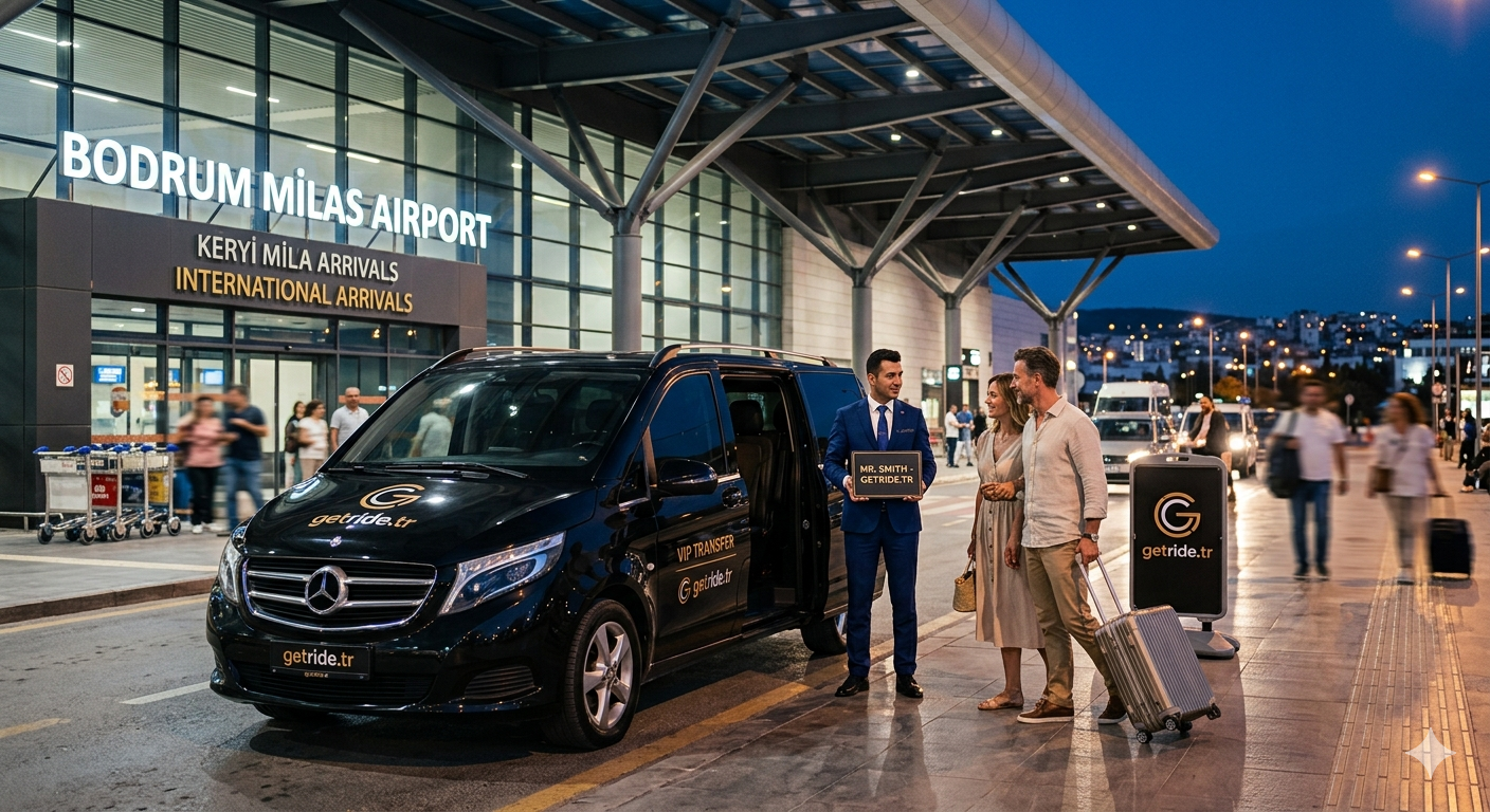 Bodrum Airport (BJV) Private VIP Transfers – Luxury Chauffeur Service by getride.tr