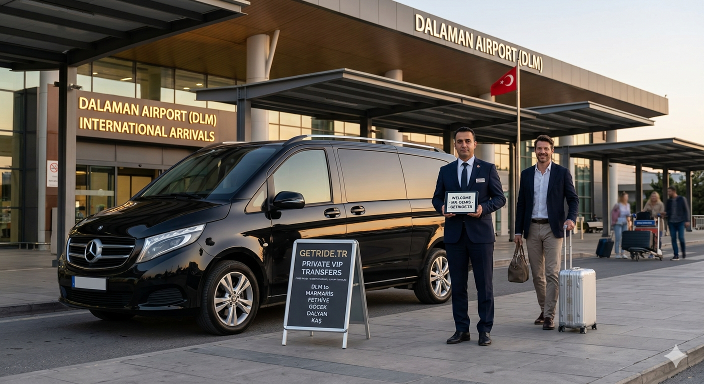 Dalaman Airport (DLM) Private VIP Transfers – Luxury Chauffeur Service by getride.tr