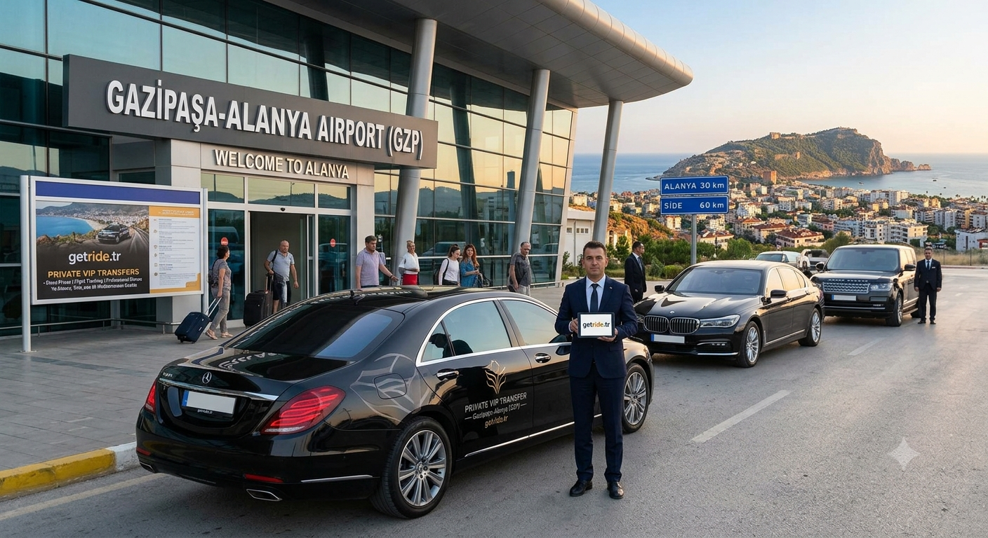 Gazipaşa-Alanya Airport (GZP) Private VIP Transfers – Luxury Chauffeur Service by getride.tr