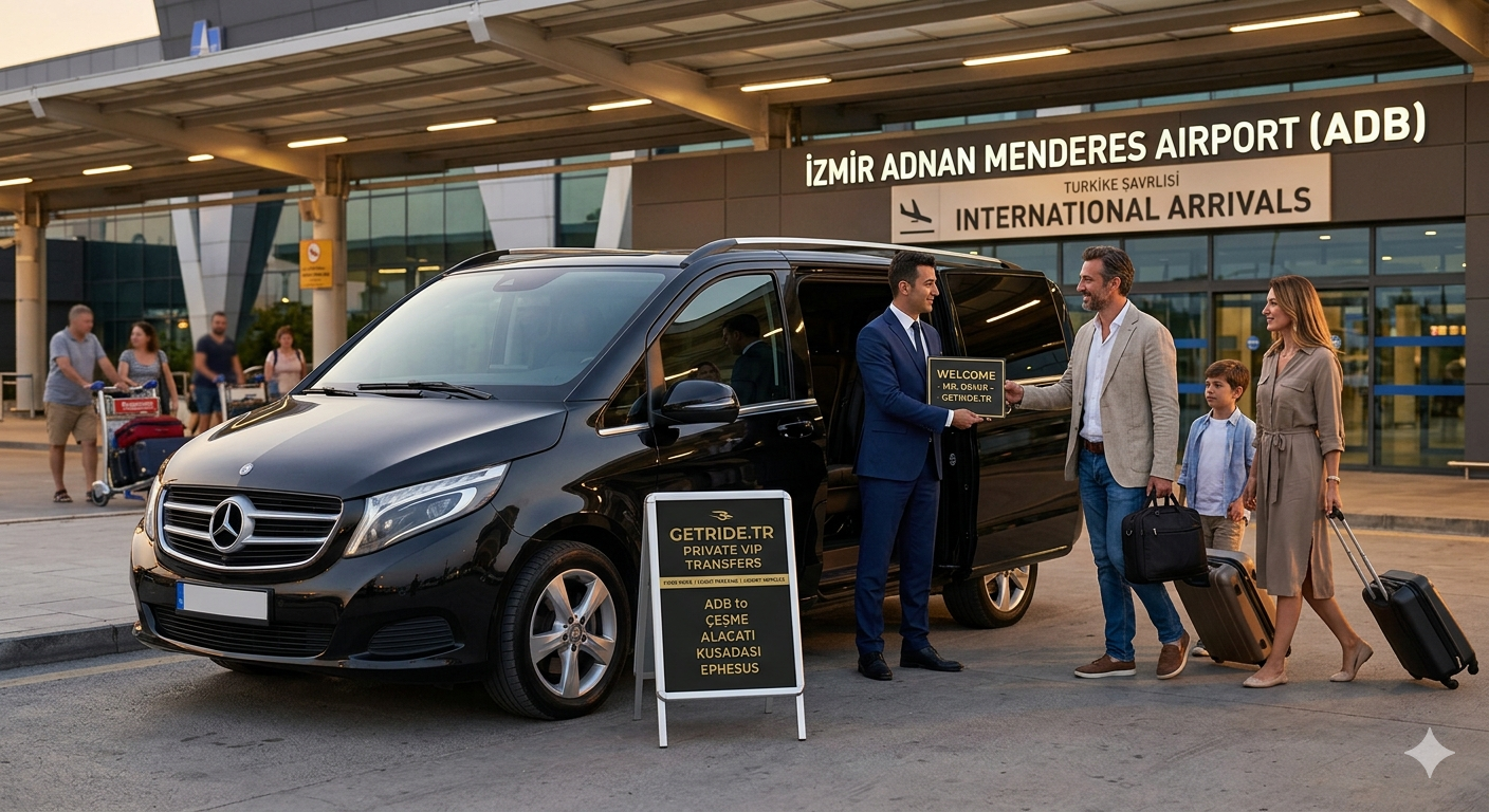 Izmir Adnan Menderes Airport (ADB) Private VIP Transfers – Luxury Chauffeur Service by getride.tr