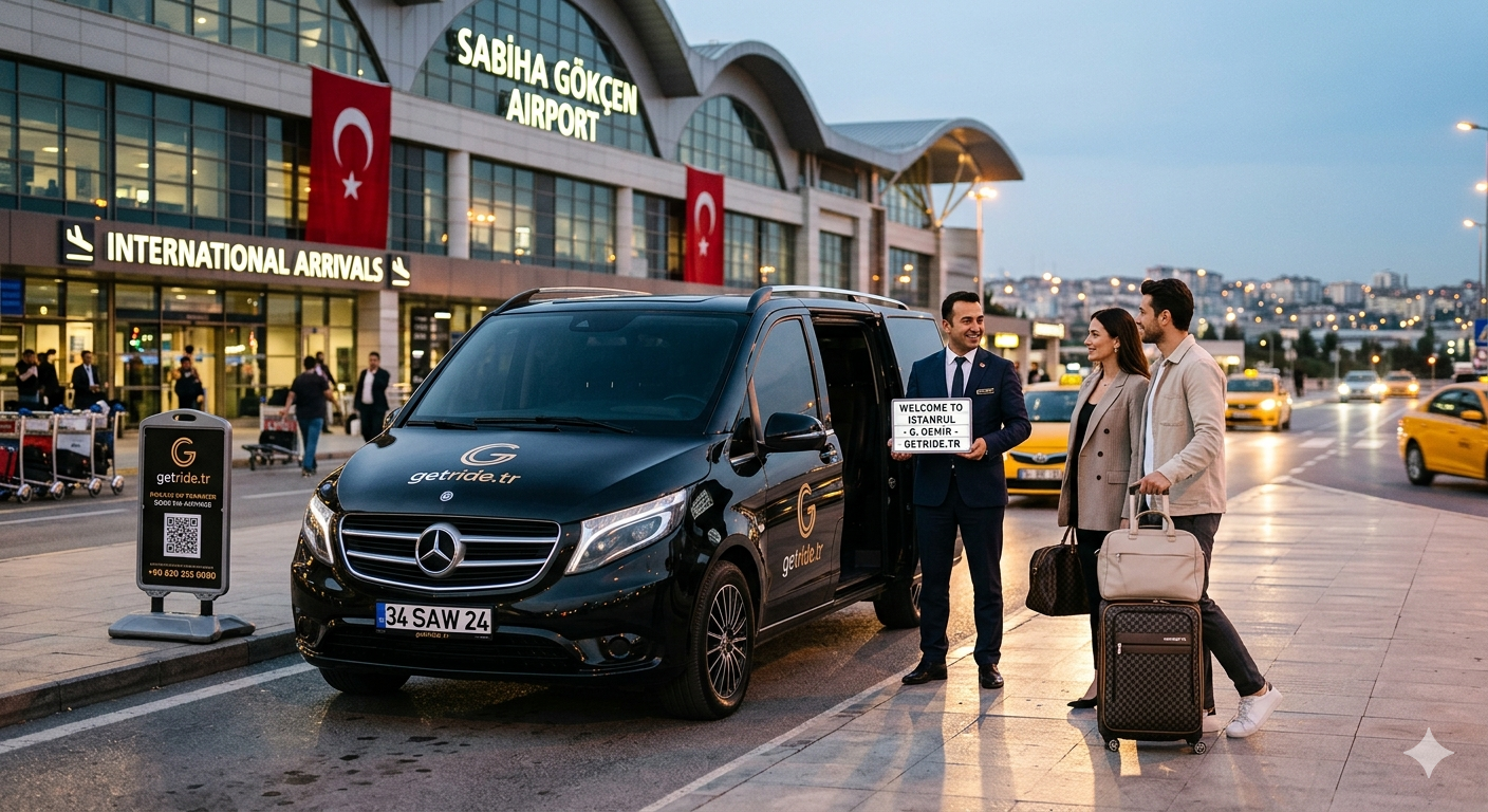 Sabiha Gökçen Airport (SAW) Private VIP Transfers – Luxury Chauffeur Service by getride.tr