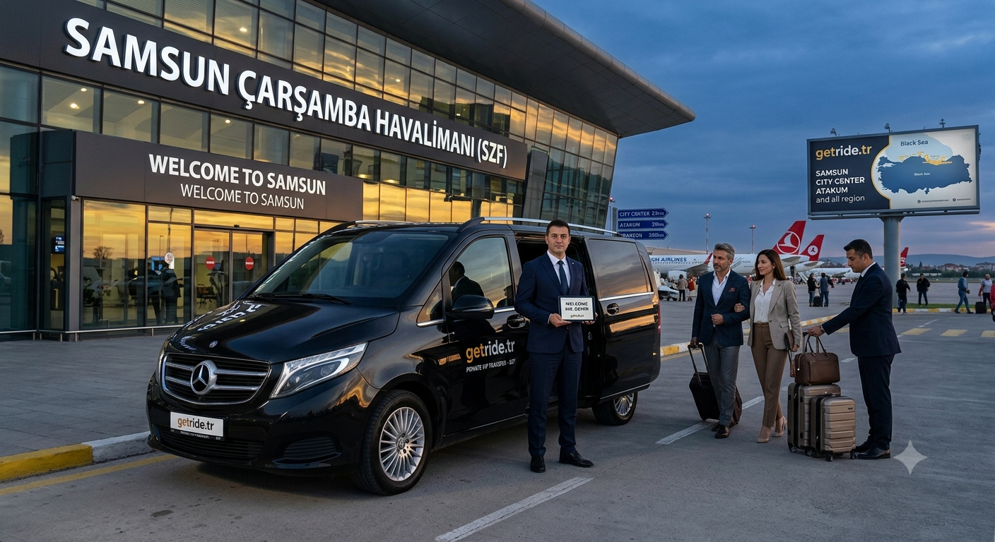 Samsun Çarşamba Airport (SZF) Private VIP Transfers – Luxury Chauffeur Service by getride.tr