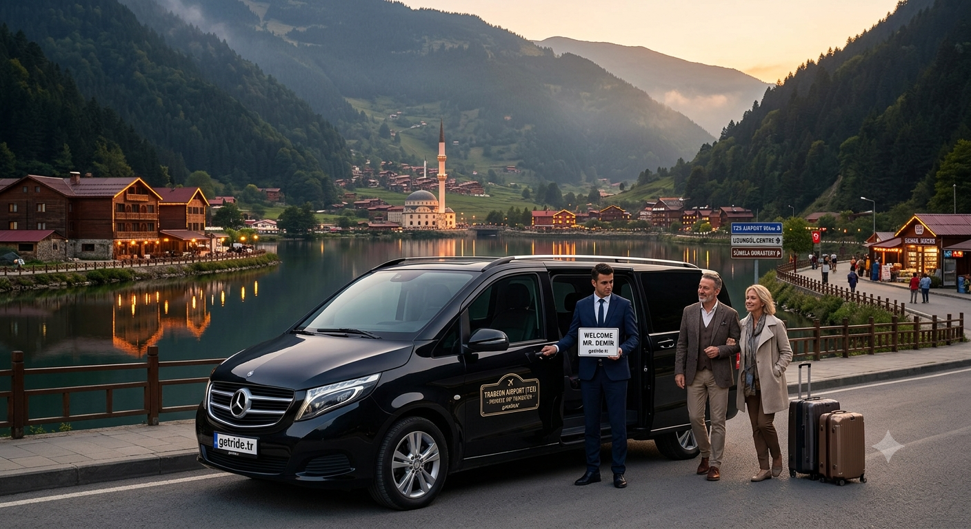 Trabzon Airport (TZX) Private VIP Transfers – Luxury Chauffeur Service by getride.tr