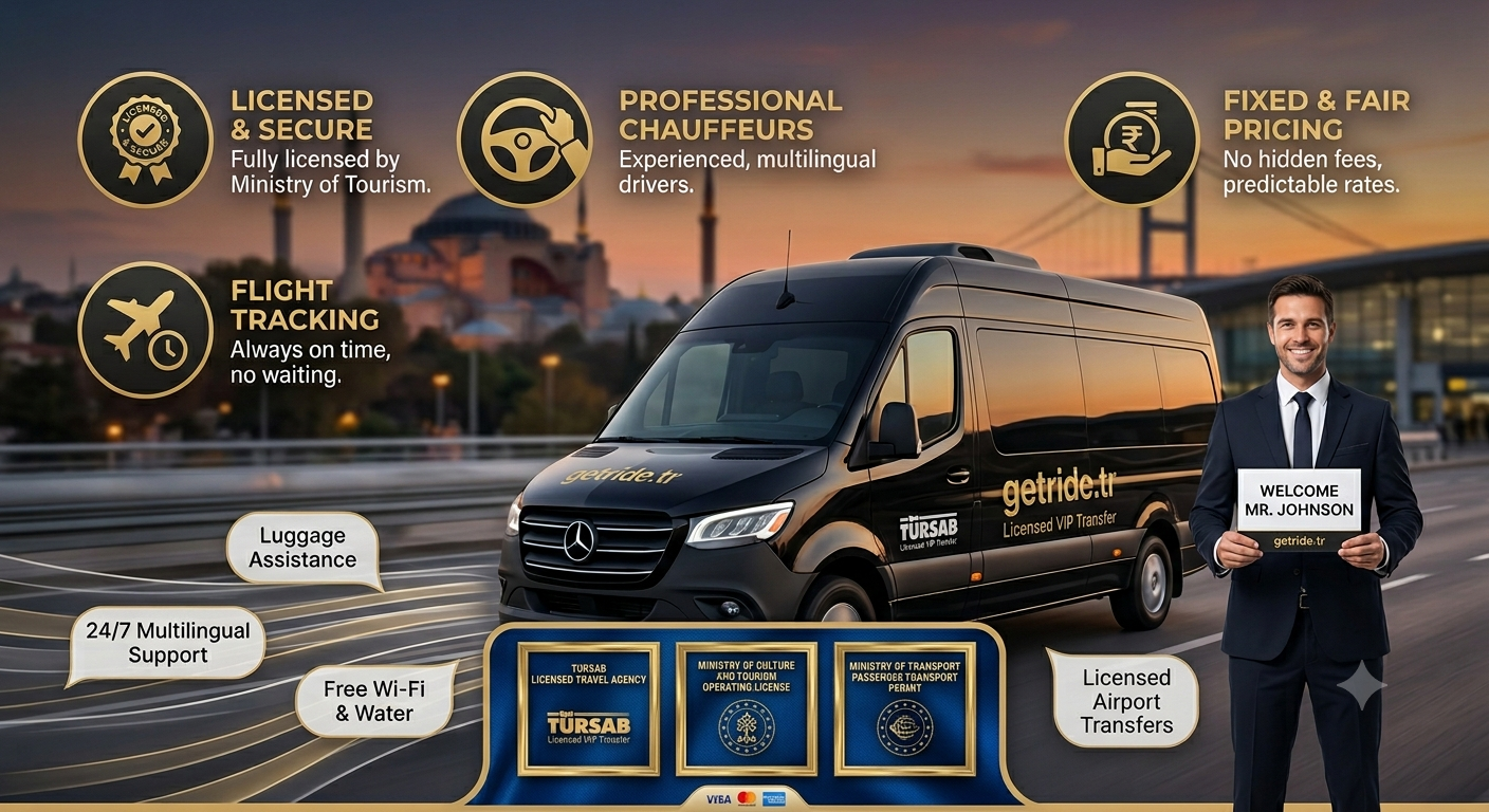 getride.tr – Turkey‘s Most Trusted, Transparent & Fully Licensed VIP Transfer Platform