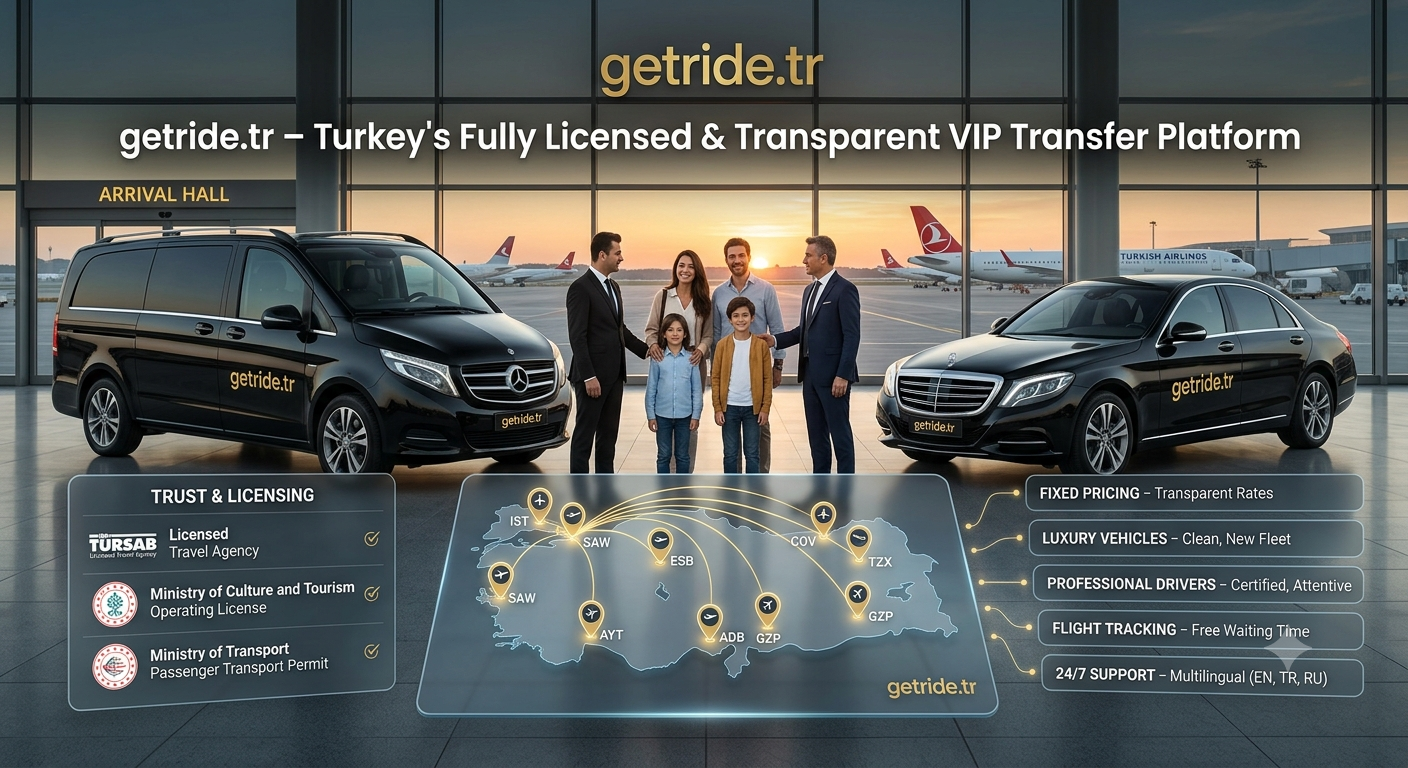 🏆 Why getride.tr is Turkey's Most Trusted VIP Transfer Platform