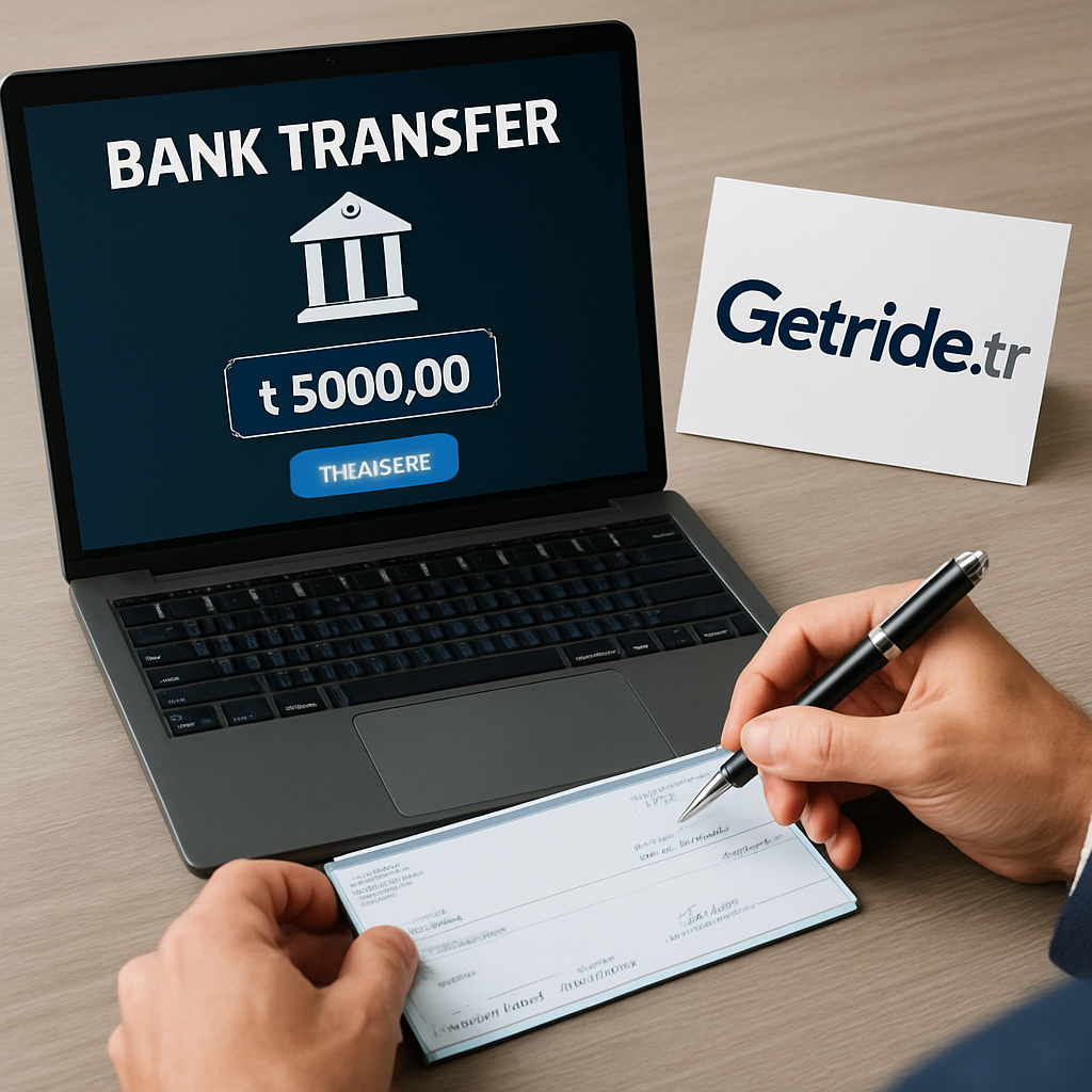 Secure Bank Transfer Payment for Private Airport Transfers | Getride.tr